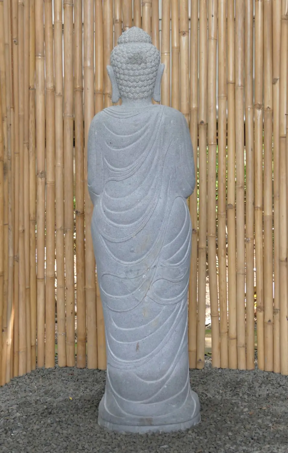  Product image 4 of the product “Standing Buddha with Lotus Flower, ca. 151 cm H ”